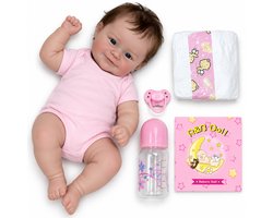 TEKROA® Levensechte Reborn Babypop - 48 cm - Volledig Zacht Vinyl Lichaam - Waterdicht & Poseerbaar - Inclusief Kleding & Magnetische Speen - Realistisch Speelgoed