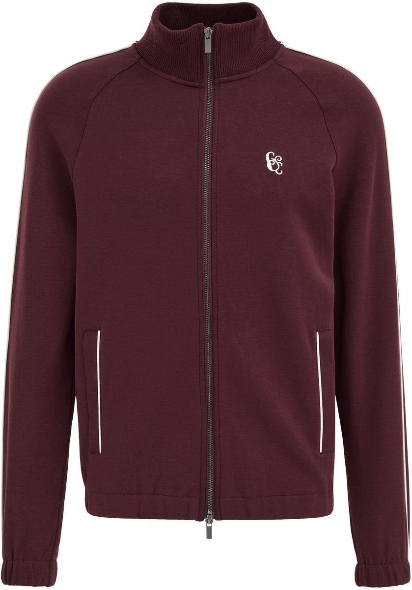 WE Fashion Heren regular fit sportief vest met embroidery