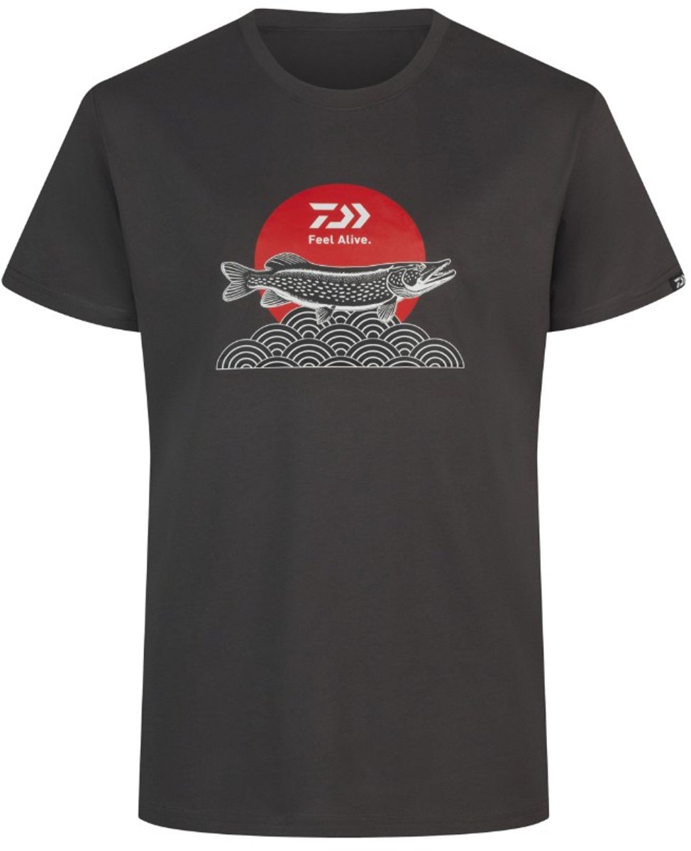 Daiwa T-Shirt Japan Pike Vis Shirt Multicolor