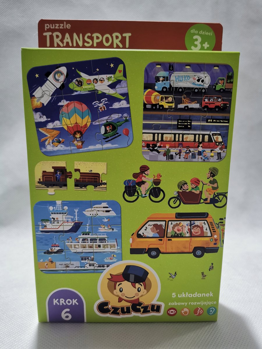 CzuCzu Transport Puzzel - 45 Stukken - Vanaf 3 Jaar