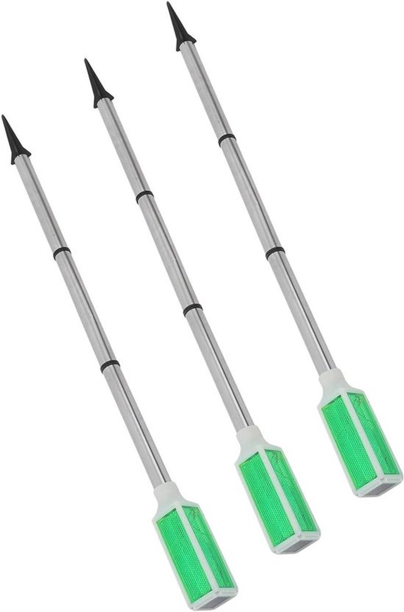 Solar Opritmarkering - Padverlichting Zonne-energie - Veiligheid Buiten - Waterdicht Reflecterend - 77 cm - Diverse kleuren