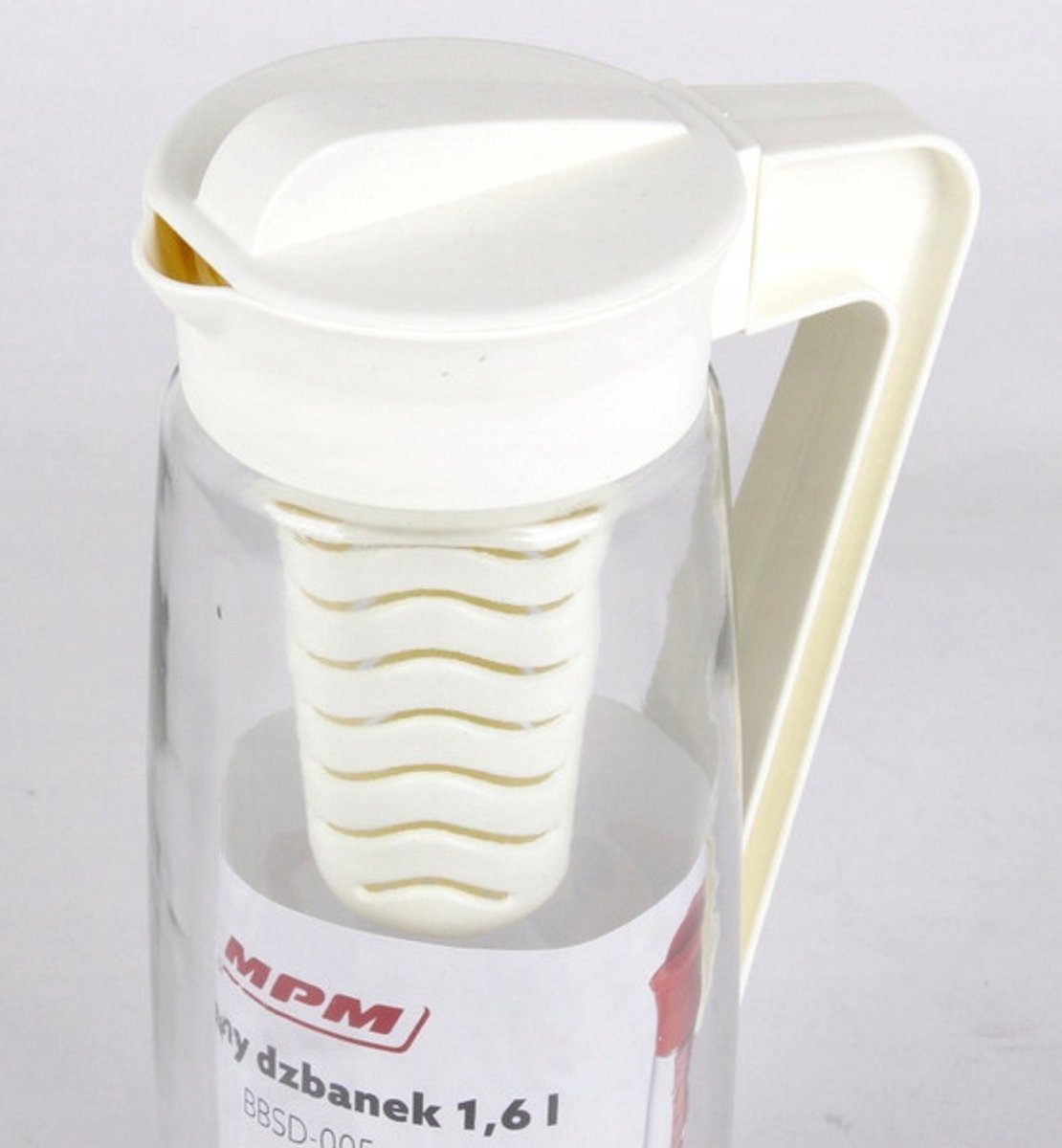 Glazen Kan MPM 1,6L met Crème Deksel - 2-in-1