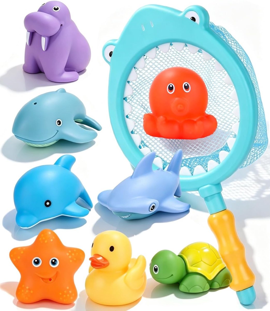 Verschillende waterdichte badspeeltjes voor kinderen, ideaal voor bad, zwembad en strand, veilig en leuk voor baby's en peuters