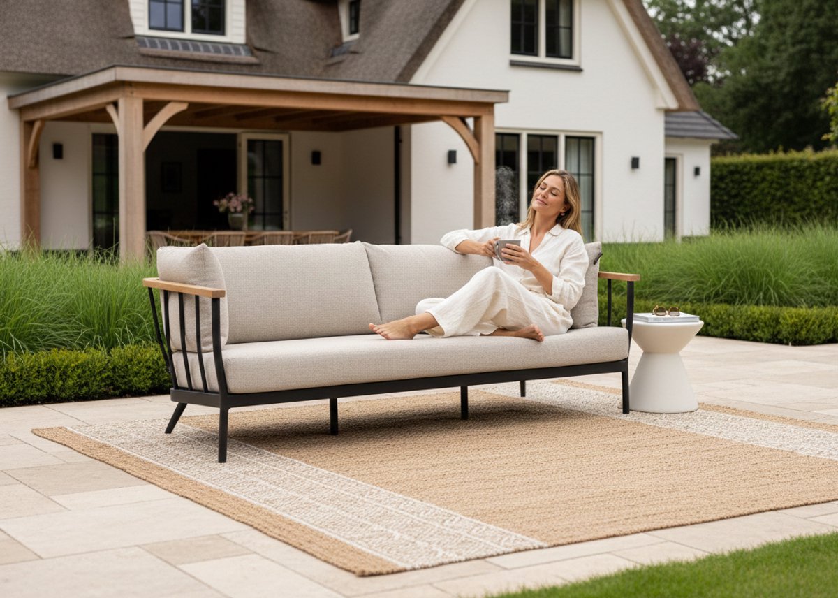 Apple Bee Condor Loungeset Nr. 2 - 6-delig - Black - BEE Wett