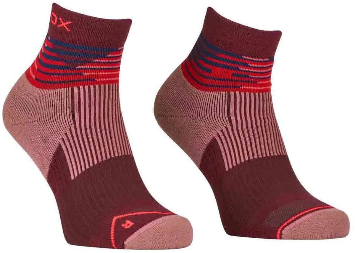 Ortovox All Mountain Quarter Korte Sokken Rood EU 39-41 Vrouw