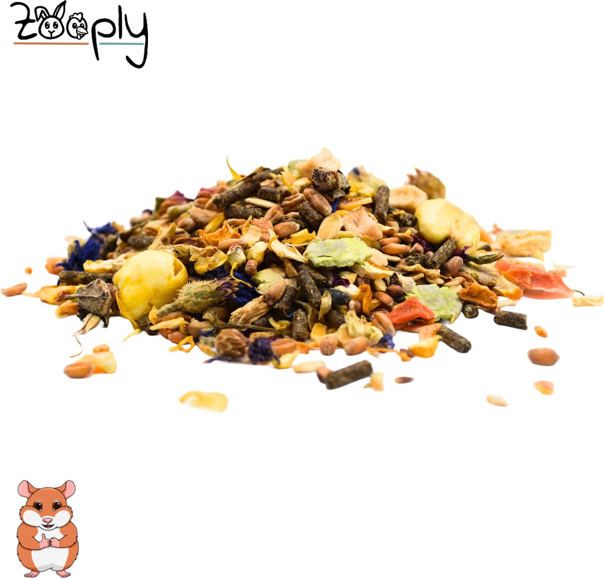 Zooply Goudhamstervoer - Knaagdierenvoer - Compleet voer - Voor goudhamsters - 1,6 kg