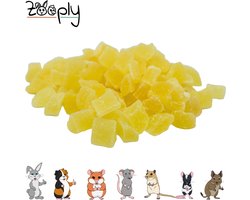 Zooply Ananas - Kruiden & Snacks - 100% natuurlijk - Voor konijnen & cavia's - 300 gram