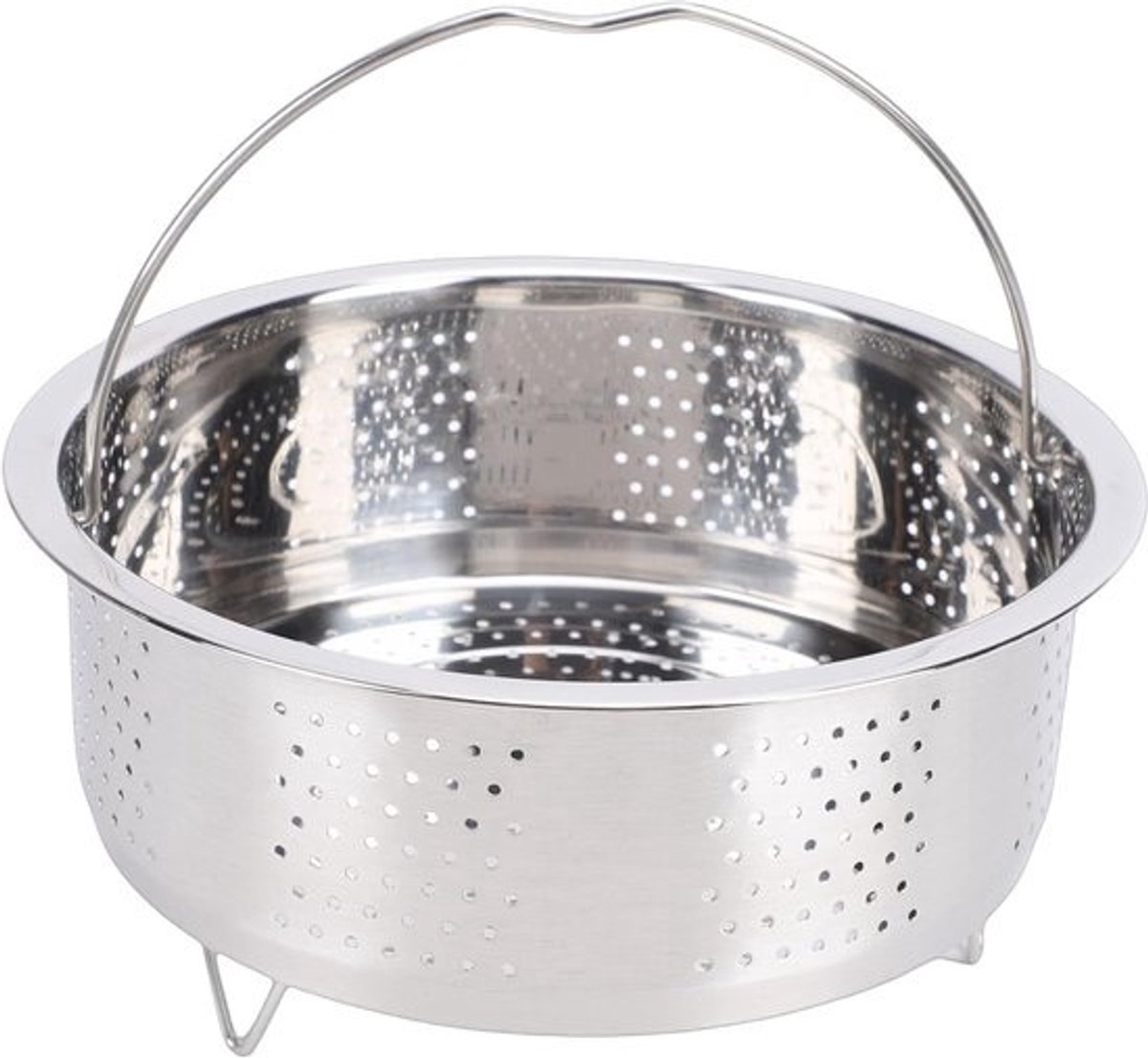 Stoommand RVS - Kookmand Vergiet - Gezond Koken - Suiker Reductie - 20 cm Diameter