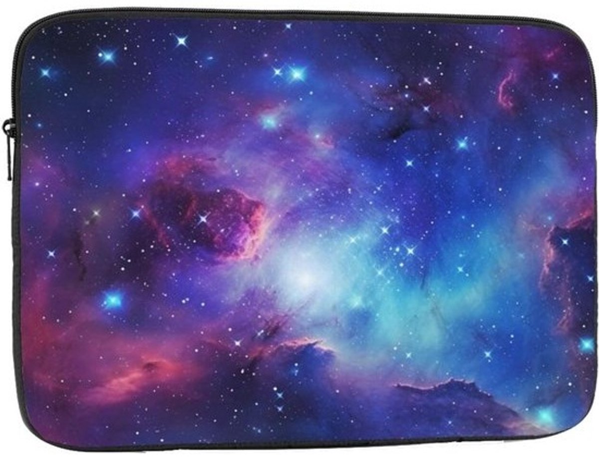 Laptop Sleeve - Computer Hoes - Dagelijks Transport - Schokabsorberende Vulling - 13 inch - Zwart
