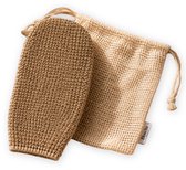 Bluscha® - Scrub Handschoen - Sisal - 100% Biologisch - Washand - Jute - Glove - Hamam - Turkse Sauna - Douche - Peeling - Washandje - Scrubhandschoen - Bad - Shower - Massage - Massagehandschoen - Hammam - Shower - Anti Cellulitis - Huidcellen