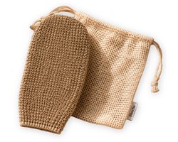 Bluscha® - Scrub Handschoen - Sisal - 100% Biologisch - Washand - Jute - Glove - Hamam - Turkse Sauna - Douche - Peeling - Washandje - Scrubhandschoen - Bad - Shower - Massage - Massagehandschoen - Hammam - Shower - Anti Cellulitis - Huidcellen