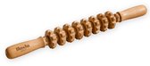Bluscha® - Premium Houten Massage Roller - Apparaat - Bindweefselmassage - Anti Cellulite Cellulites - Massage Apparaat - 10 Wielen - 36cm - Madero Therapie - Wood - Massageroller - Maderotherapie - Lymfedrainage - Bindweefselmassage - Bodysculpting