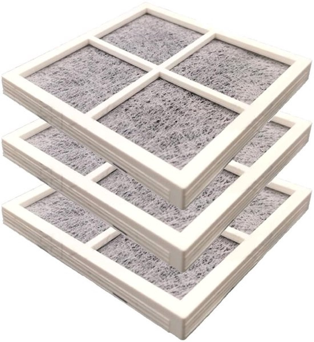 Allecto - Koelkast Filter - Vervanging Luchtfilter - Houdt Lucht Fris - 3 Stuks