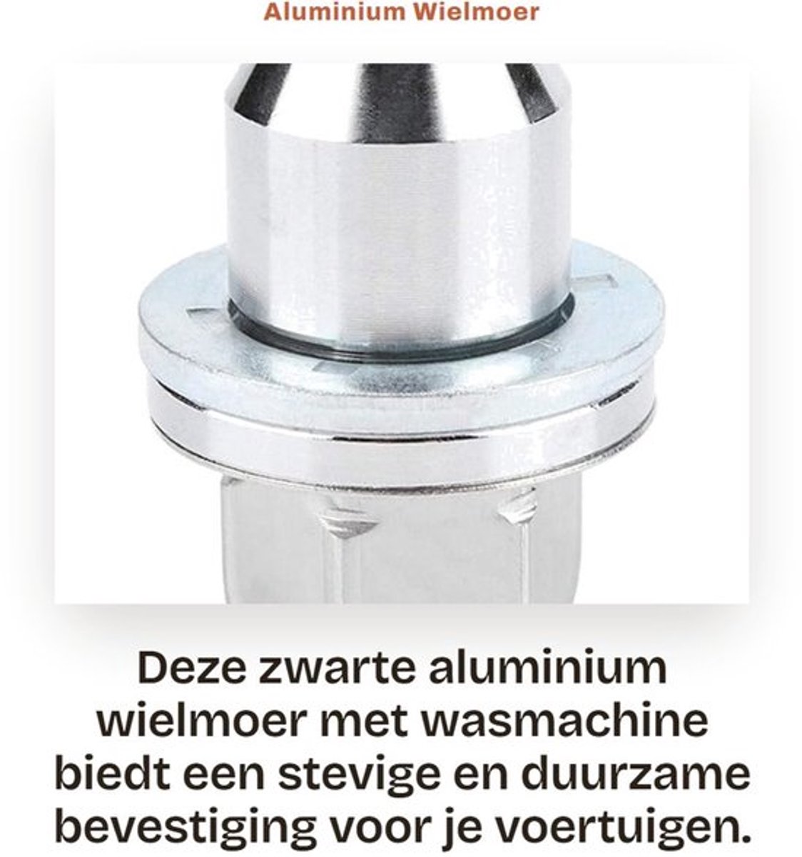 Wielmoerkapjes 17 mm - Dailygoods- Wielmoer Aluminiumlegering