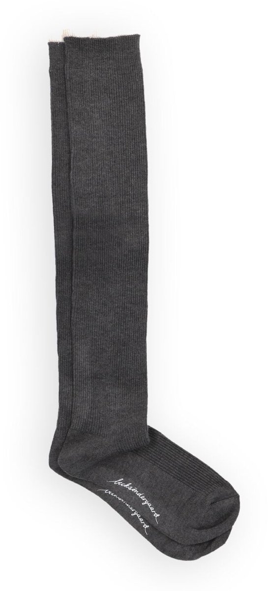 Becksondergaard Talula Knee Sock Beenmode Dames - Donkergrijs - Maat 39-41