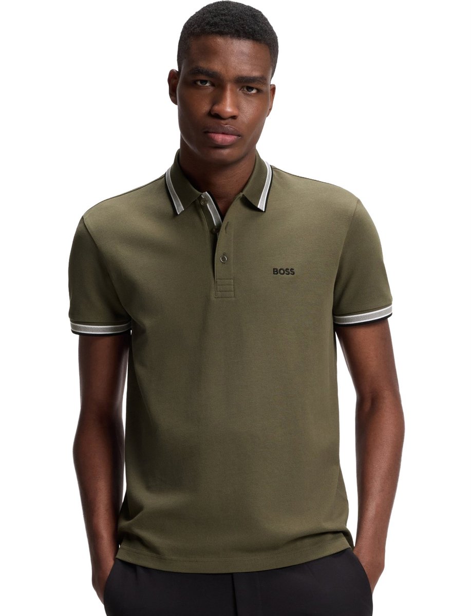 Hugo Boss poloshirt korte mouw groen