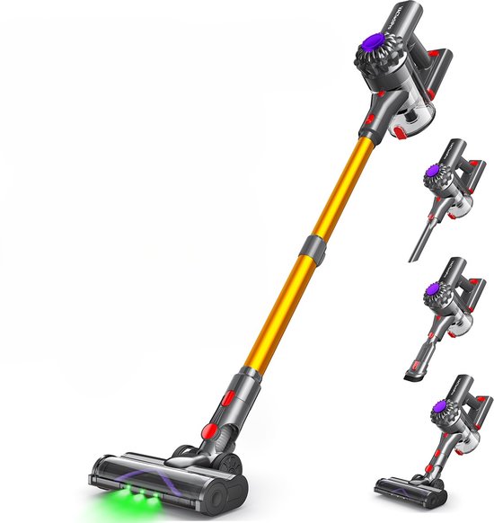 VACTechPro Steelstofzuiger Draadloos - 35000Pa - 35 Minuten