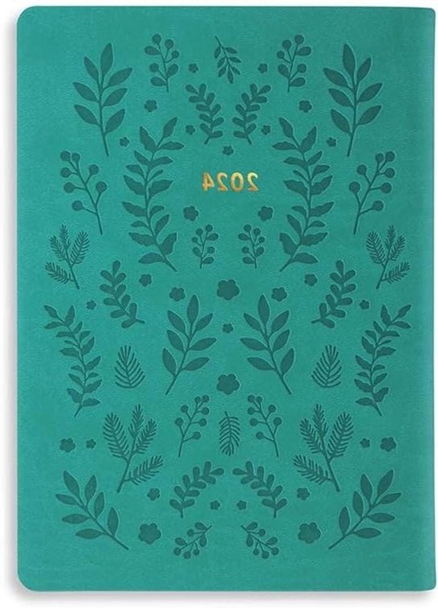 Agenda A6 - Planners Dagboek - Dagen Plannen - Week op 2 pagina's - 105 x 148 mm - Groen