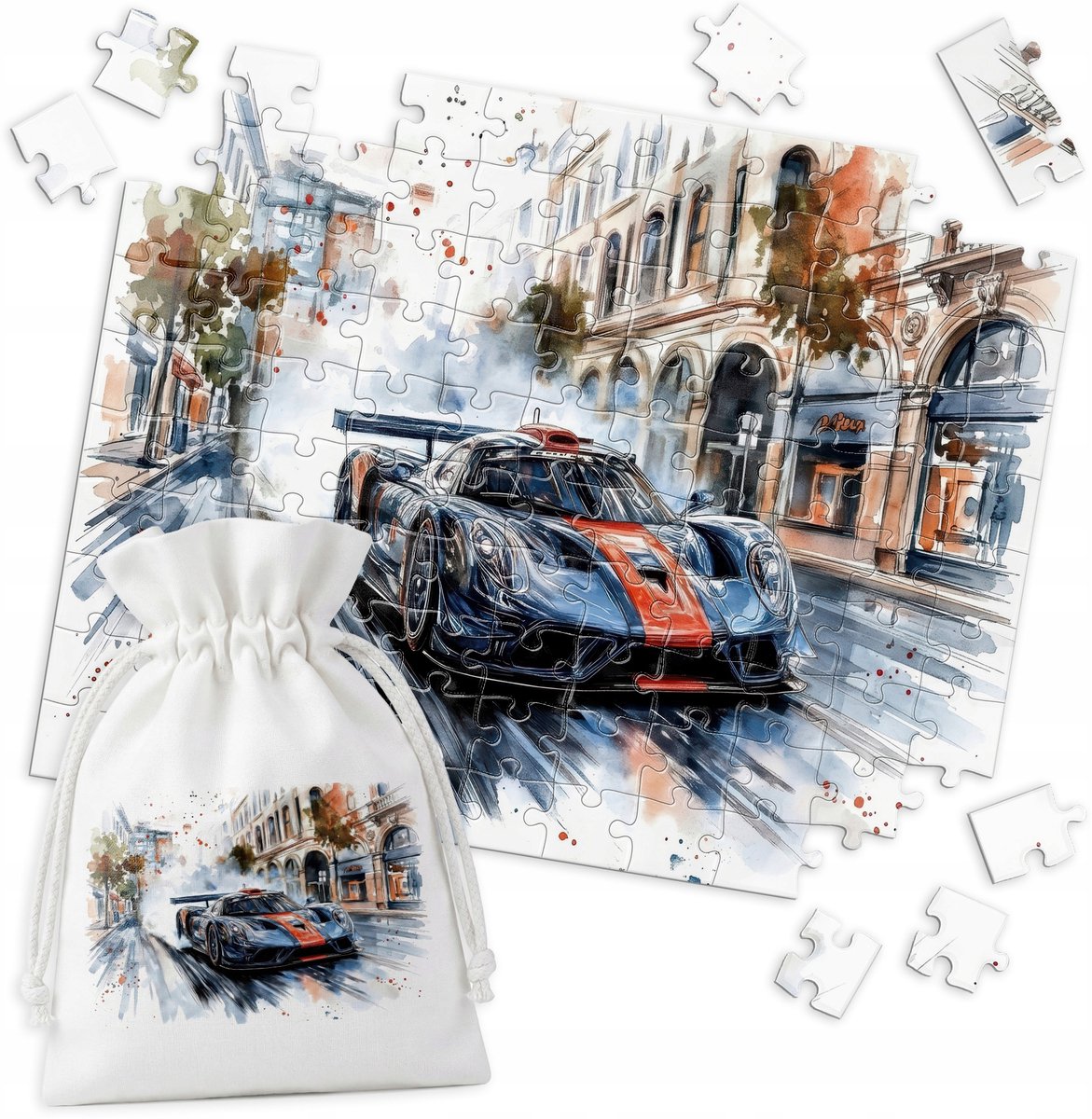 Traditionele Puzzel 110 Stukjes - Exotische Autorace