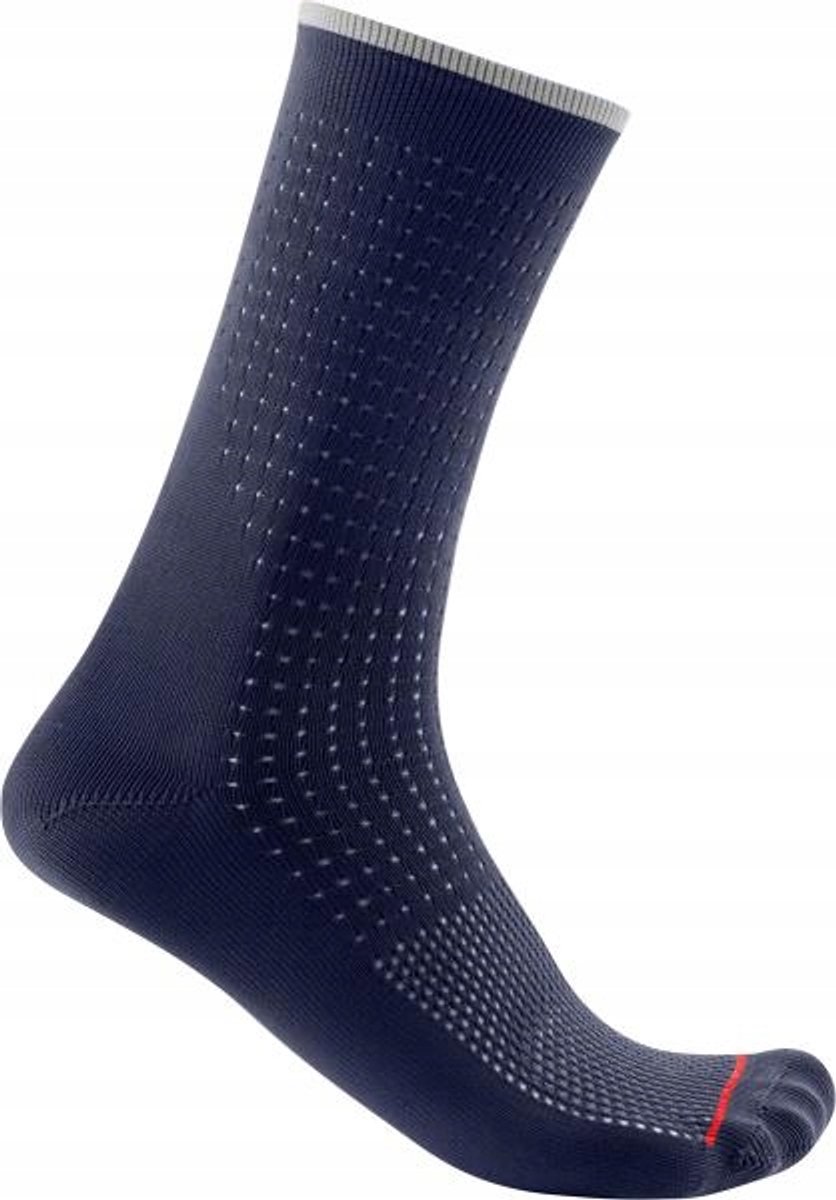 Castelli Premio 18 Fiets sokken Blauw S/M (36-39)