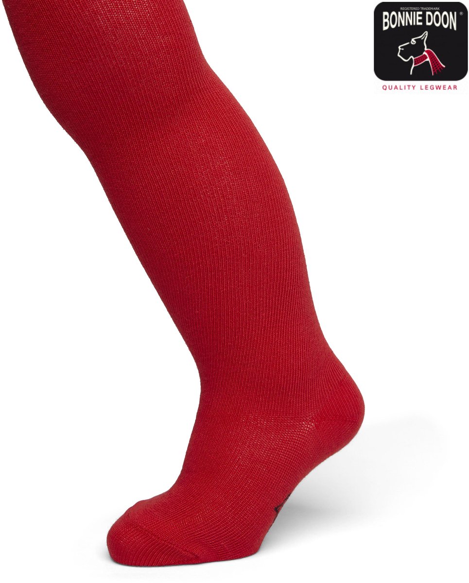 Bonnie Doon Baby Maillot Rood maat 56/62 - Meisjes - Organic - Zacht Organisch Katoen - GOTS gecertificeerd - Gladde naden - Comfortabele Boord - Geen vervelende naden - Hibiscus Red - BE024802.247