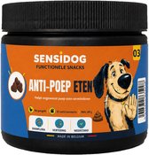 Sensidog Anti-Poep Eten hond - Probiotica met Entero Floractyl – Sensidog - Natuurlijk middel tegen Coprophagia – 100% Natuurlijk Supplement – 60 Smakelijke Snoepjes – Ondersteunt Spijsvertering & Zorgt voor Frisse Adem – Geschikt voor Alle Honden
