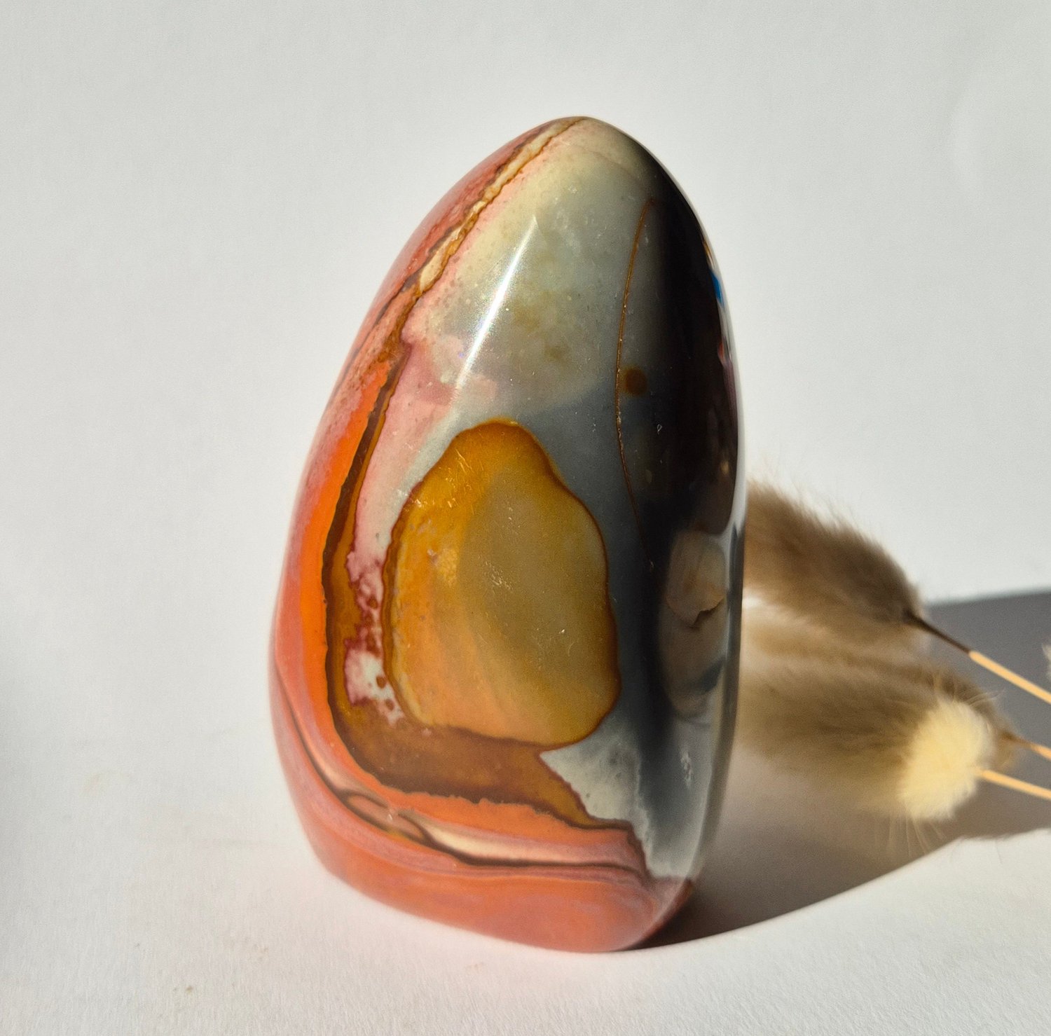 Moonlight Gemstones Edelsteen Spiritueel Statement piece Polychrome Ocean Jasper Freeform – 500g Meerkleurig