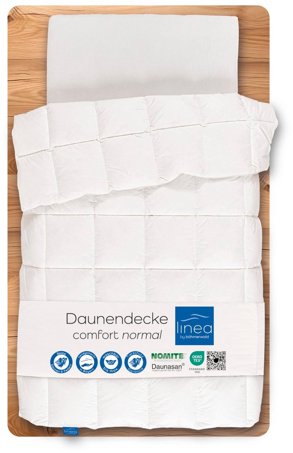 Duraxl Dekbed - Donzen - Normaal - 135 x 200 cm Wit
