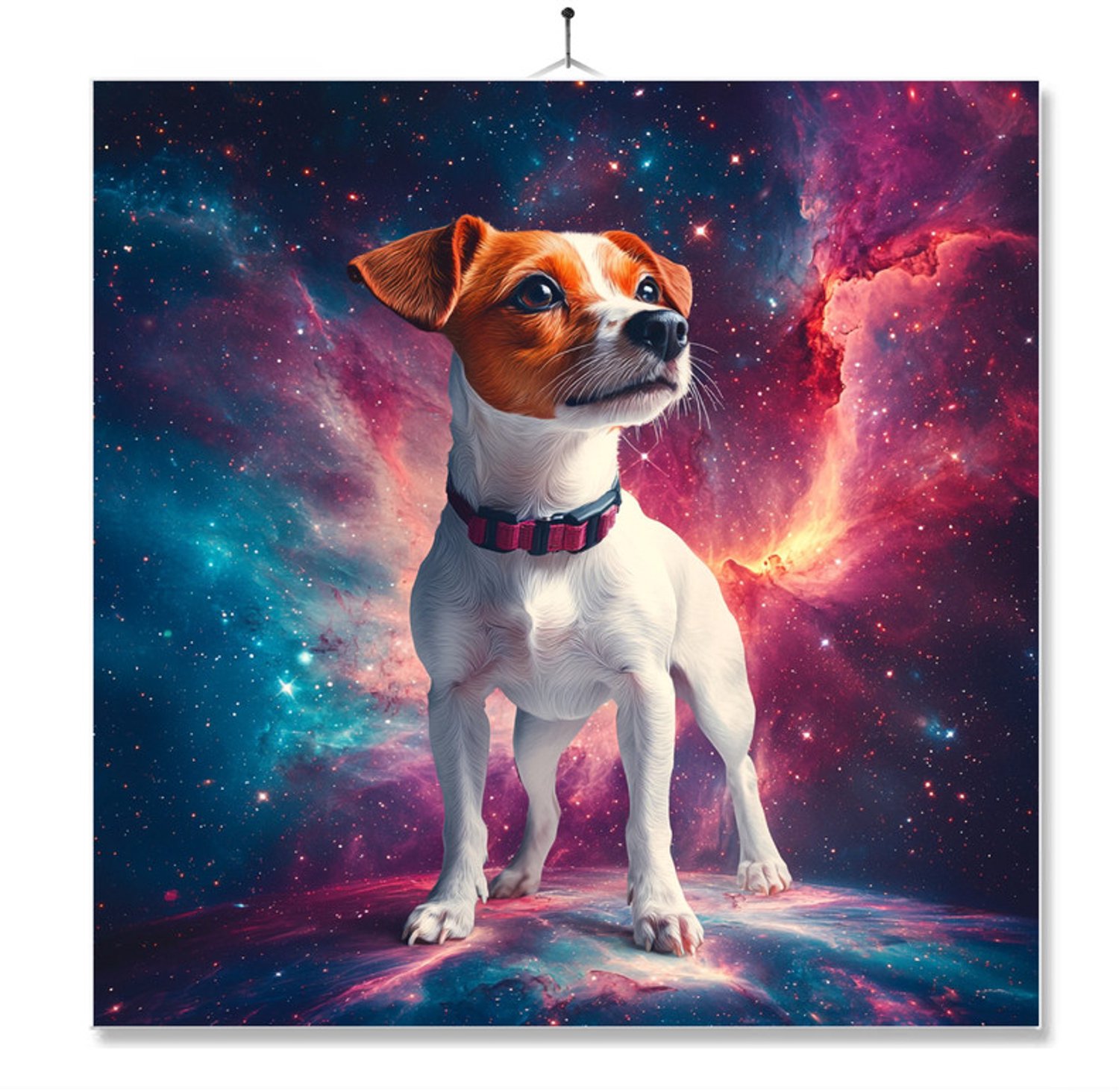 MC Living Tegel Met Opdruk | Galaxy | Jack Russel Ontwerp 1