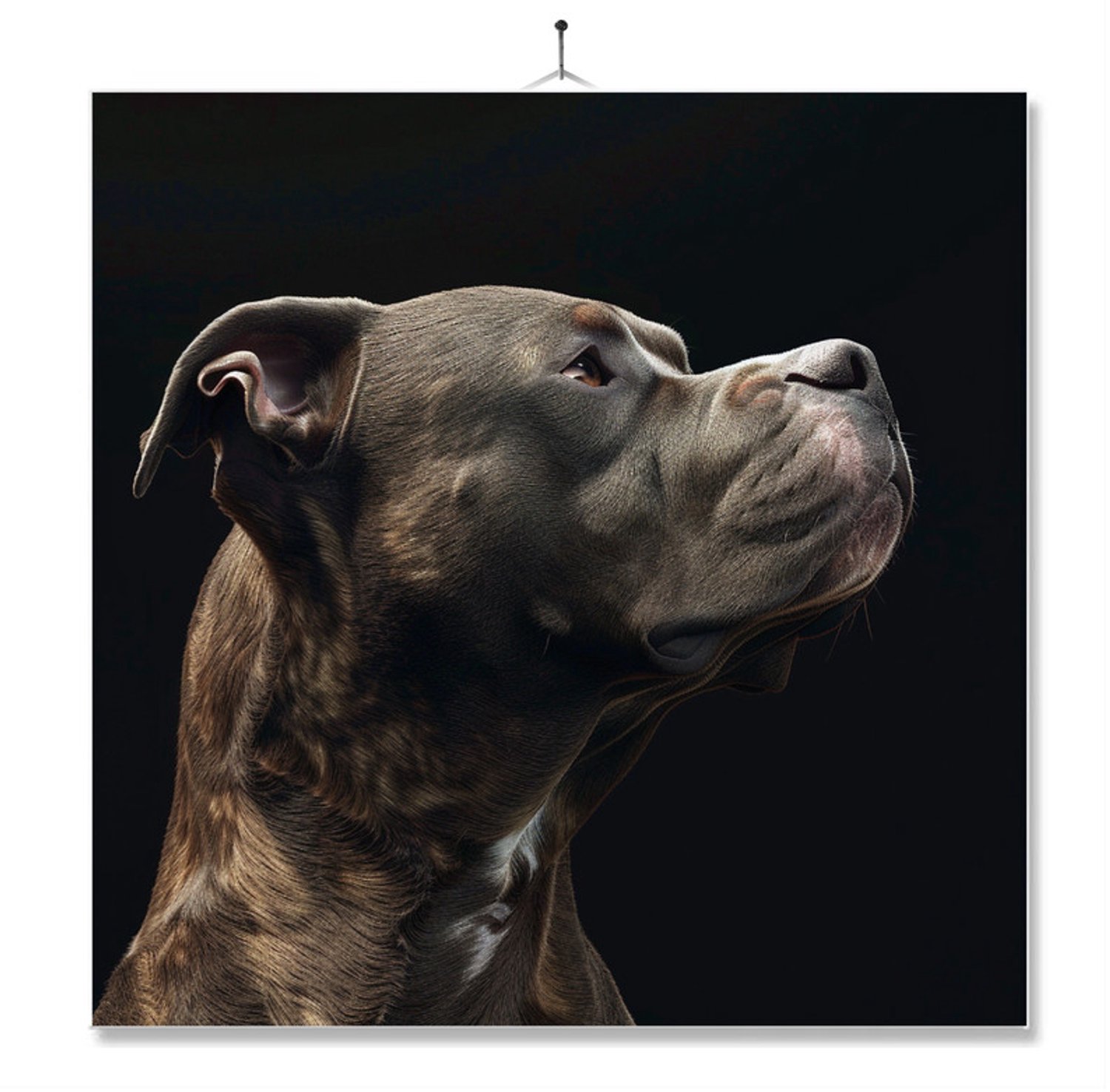 MC Living Tegel Met Opdruk | Geschenk | Dier | Closeup | Pitbull Ontwerp 3