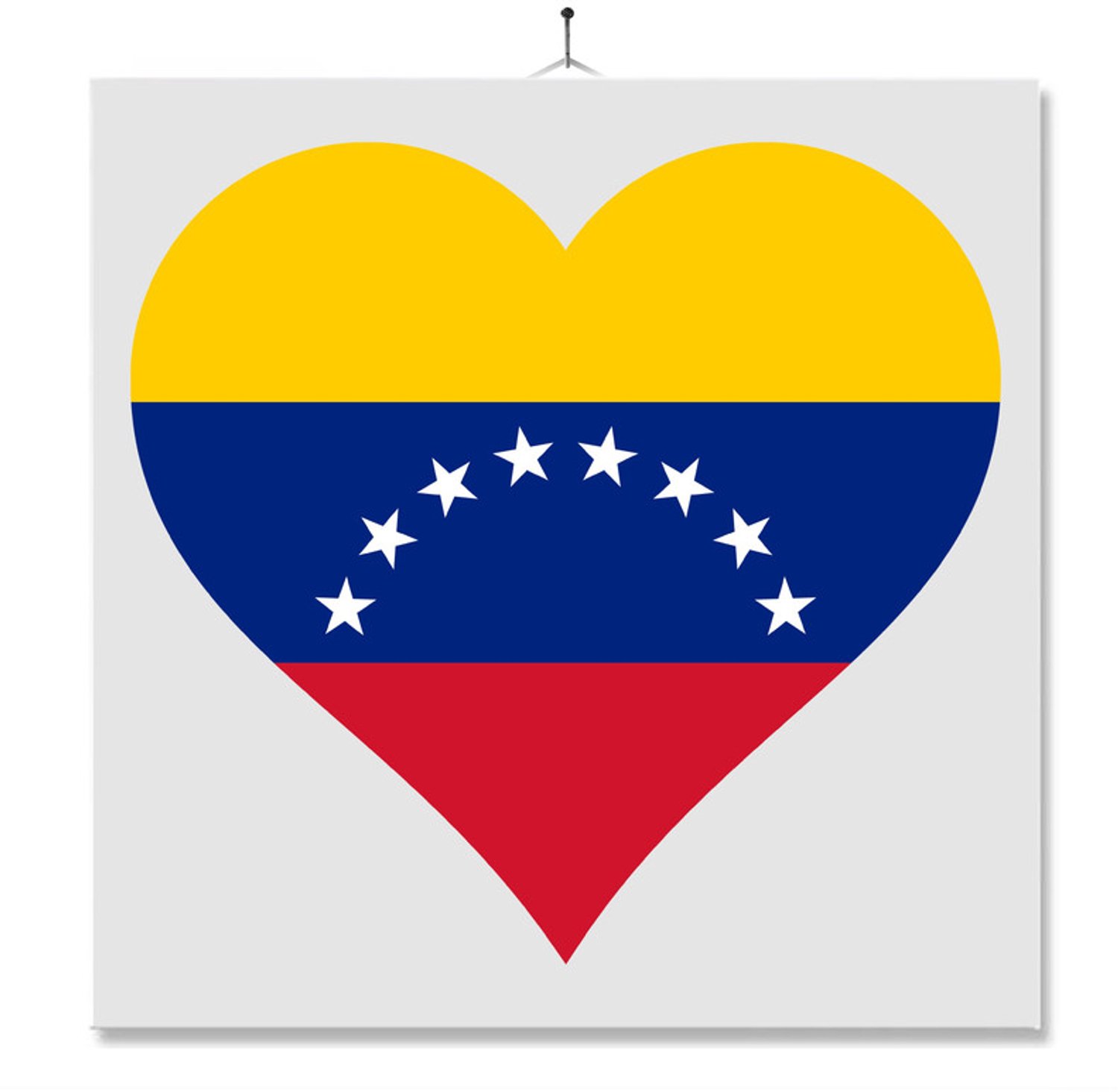 MC Living Tegel Met Opdruk | Hart | Vlag | Venezuela Multi-Color
