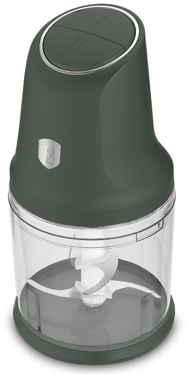 Elektrische groente- en fruitcutter uit de Matte Green Collection