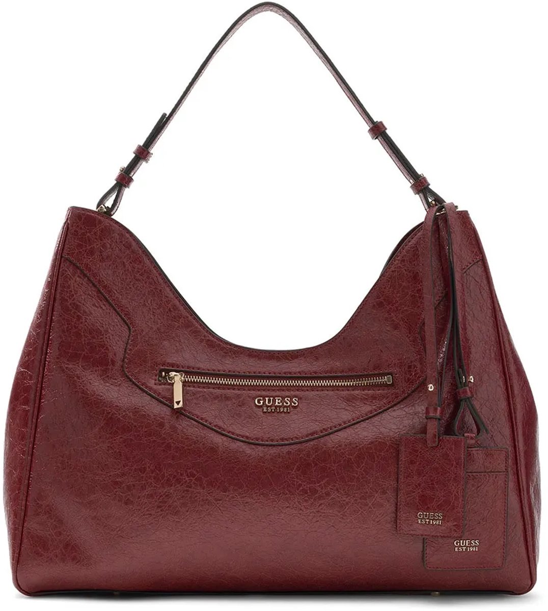 Guess Antonia Large Schoudertas Rood