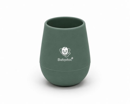 Babydoc - EasyEat set - Complete set met bord, beker en slab - Premium Baby Servies - BPA-vrij - Stevig siliconen, gemakkelijk schoon te maken - Voor een zorgeloze maaltijd van Babydoc — afbeelding 2