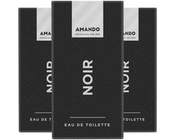 Amando - Noir Eau de Toilette - 3 x 50 ml - Voordeelverpakking
