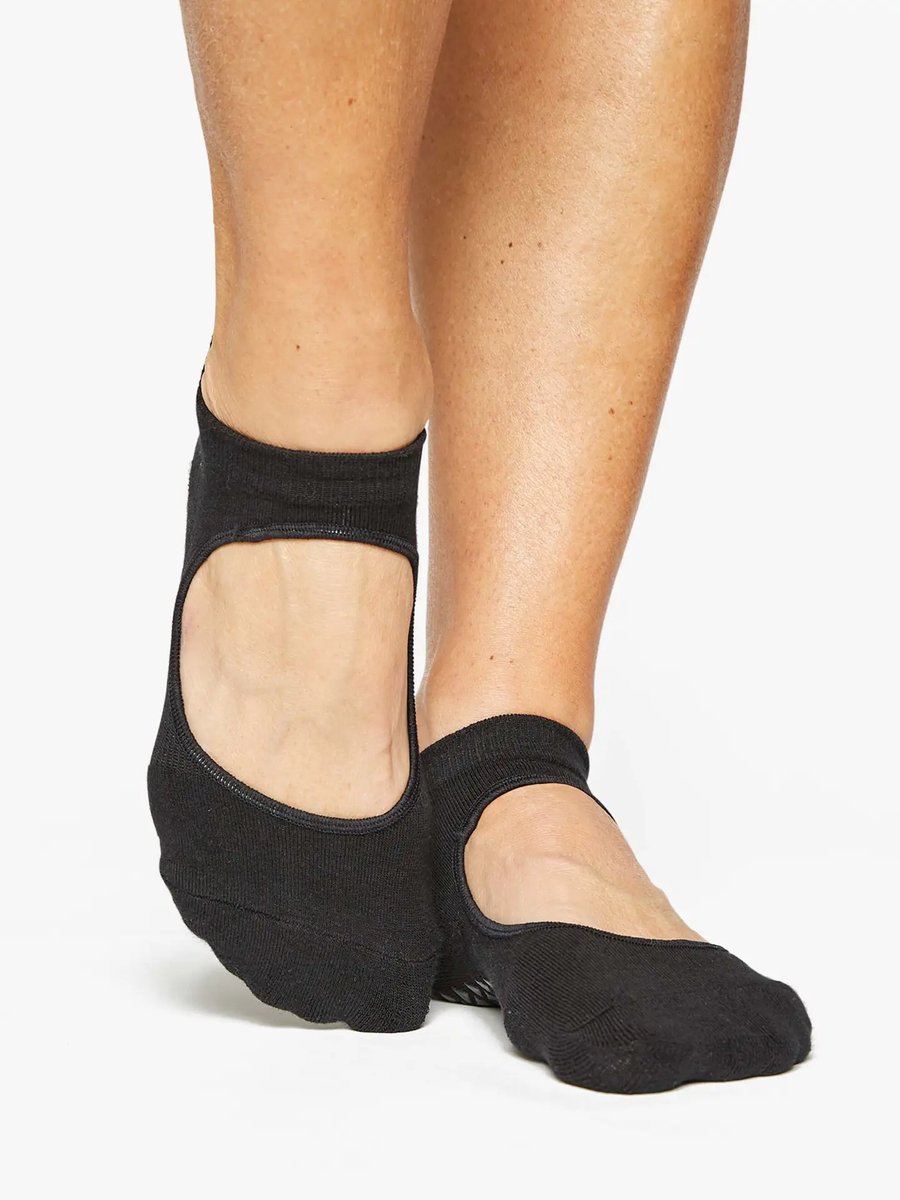 Pointe Studio Josie Met Bandje Enkel Gripsokken – Zwart - 38-42