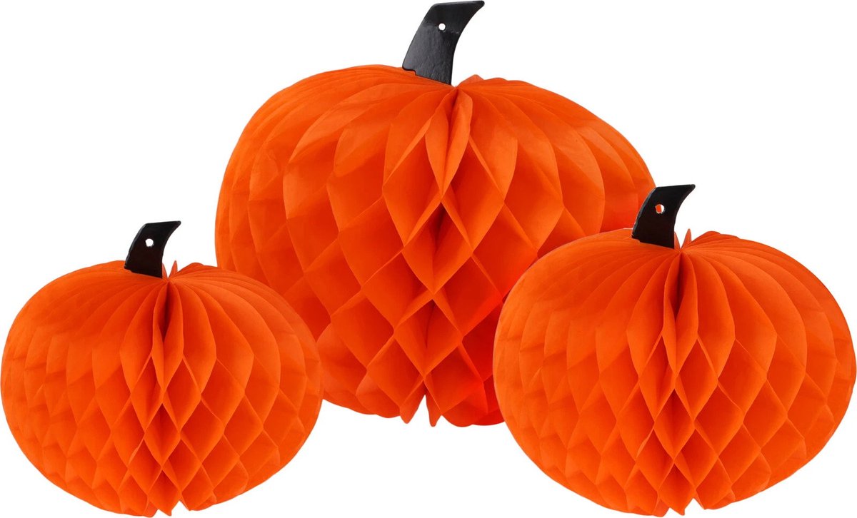 Honeycomb Pumpkin Decoration kerst Halloween Nampook