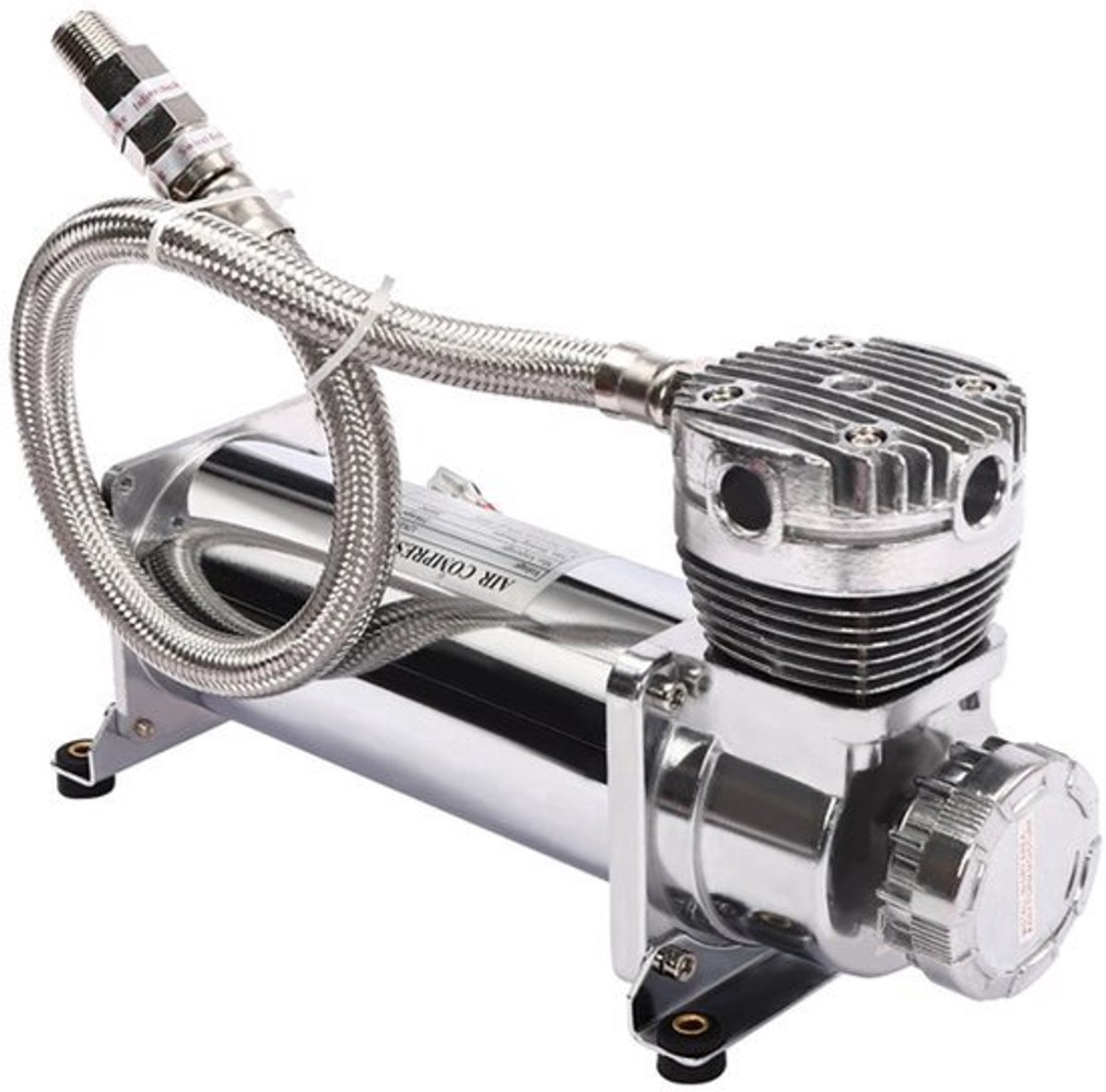 Luchtcompressor Kit - Hoge Prestaties 200 PSI - 300W Vermogen - IJzer En Koper - Universeel Voor Auto Luchtvering