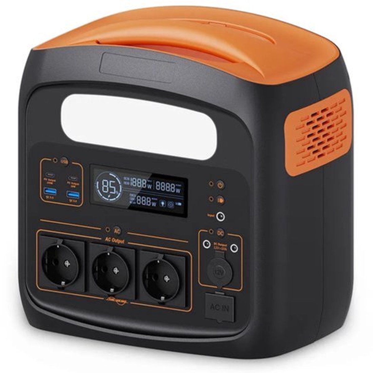 Draagbare Powerstation – Mobiele Accupack – Noodstroomvoorziening – Energiebron – 294000mAh - 1200W Continu Vermogen – Snelle Oplading