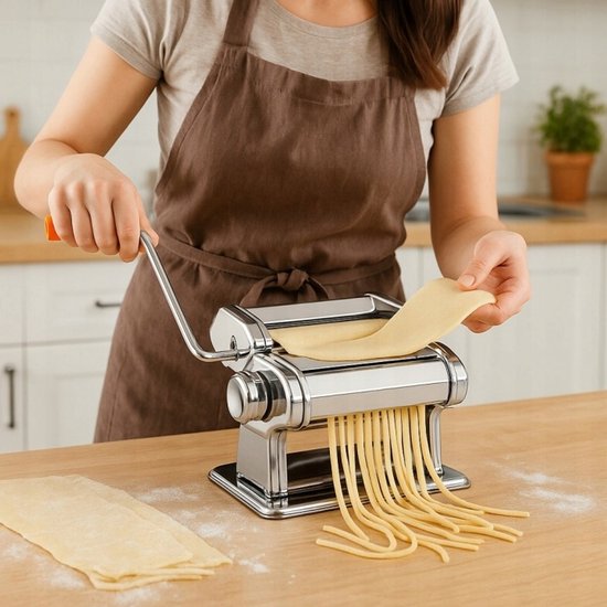 Handmatige Pastamachine van Roestvrij Staal - Voor Pasta & Deeg van R2 — afbeelding 3