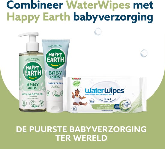 WaterWipes Snoetendoekjes - 9 x 60 toetenvegers - 540 doekjes van WaterWipes — afbeelding 5
