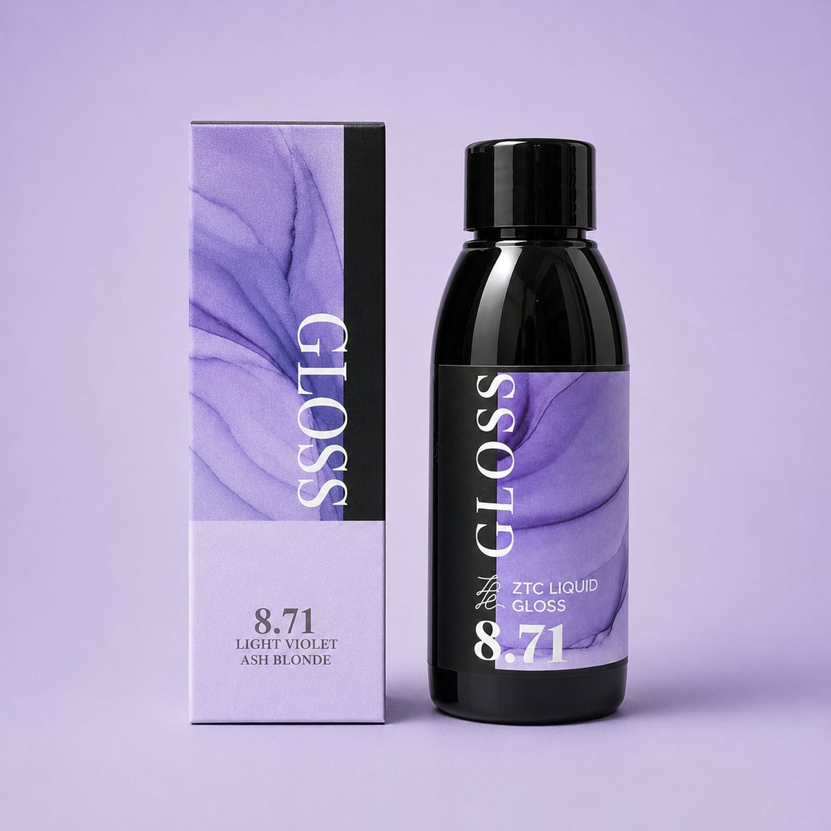 ZTC Liquid Gloss - 8.71 Light Violet Ash Blonde - 100 ml