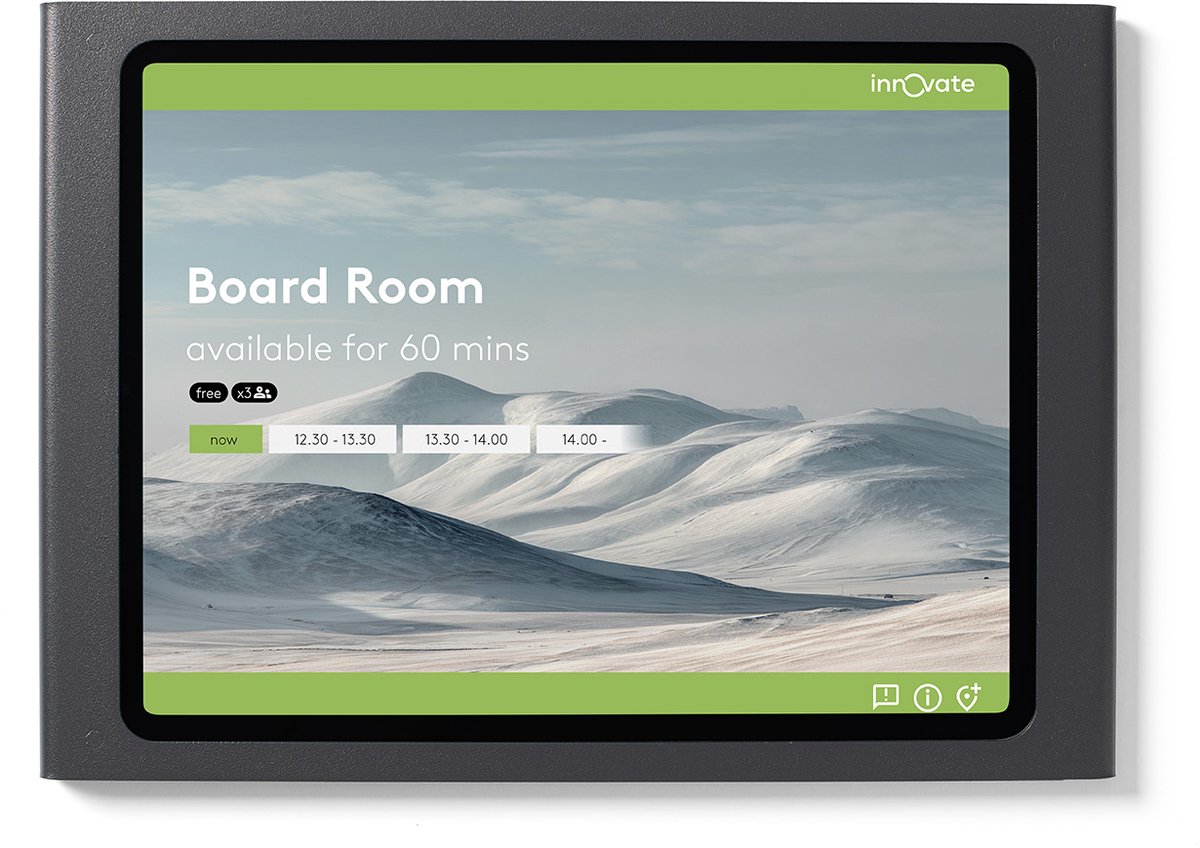 Tabdoq Premium Muurbeugel Voor Apple iPad 11e Gen A16 11-inch | Veilige Metalen Behuizing | iPad Tablethouder Portret & Landschap | Voor Smart Home & Zakelijk, zwart