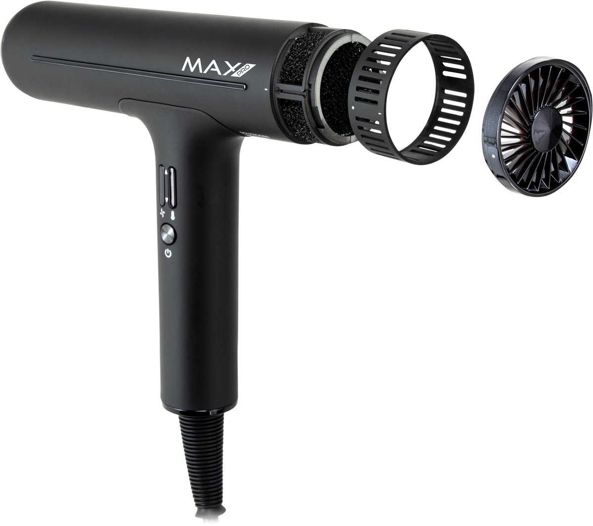 Max Pro Infinity Haardroger 2100W - Reisfohn - Blaasmond - afbeelding 2