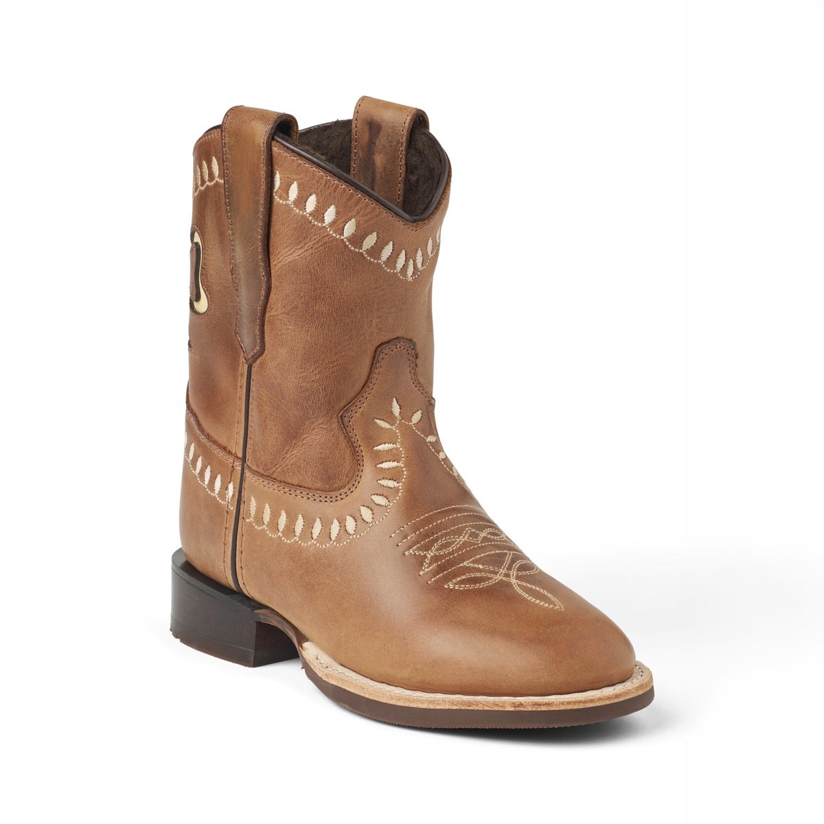Bootstock Bow Boot Low Cowboylaarzen - Kinderen - Cognac - Leer