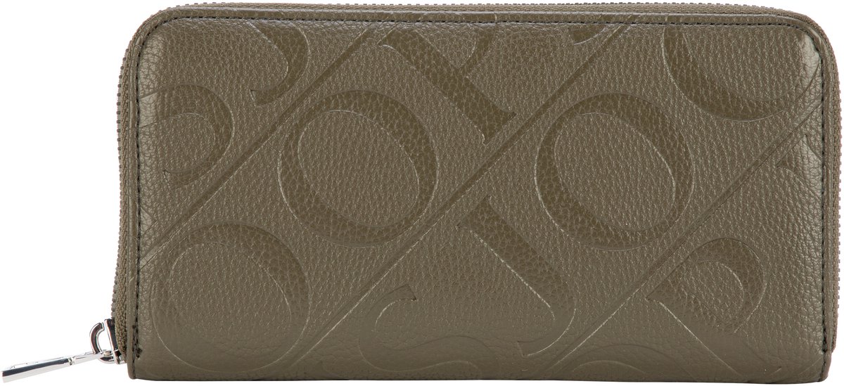 JOOP! portemonnee Strambo Melete Purse Olive Night olijfgroen