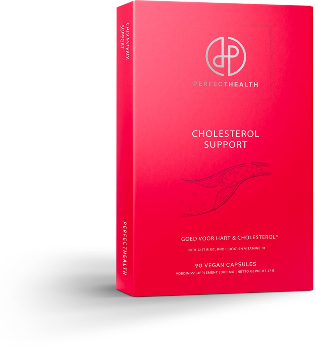 Perfect Health - Cholesterol Support -Rode Gist Rijst extract - Knoflook extract voor Cholesterol - Co-Enzym Q10 - 30 Stuks - Vitamine B1 voor Hart - Vegan