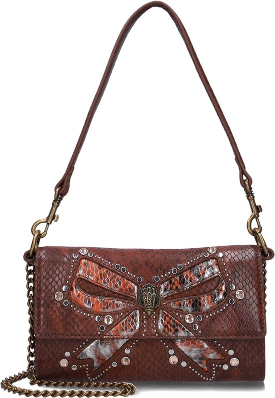 Kurt Geiger London Soft Shoreditch Wallet Portemonnees Dames - Bruin - Maat ONESIZE