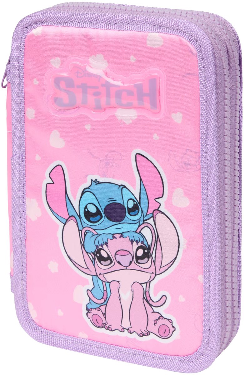 Stitch etui - Angel - Gevulde etui met stiften, gum, potloden, schaar etc