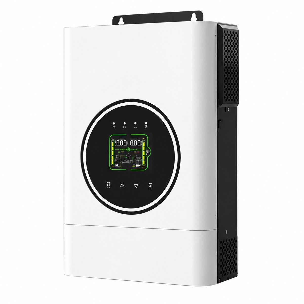 Novari - Hybride omvormer - Omvormer - omvormer 12v 230v - 6500W continu uitgangsvermogen - Geavanceerde MPPT-regeling van 120A